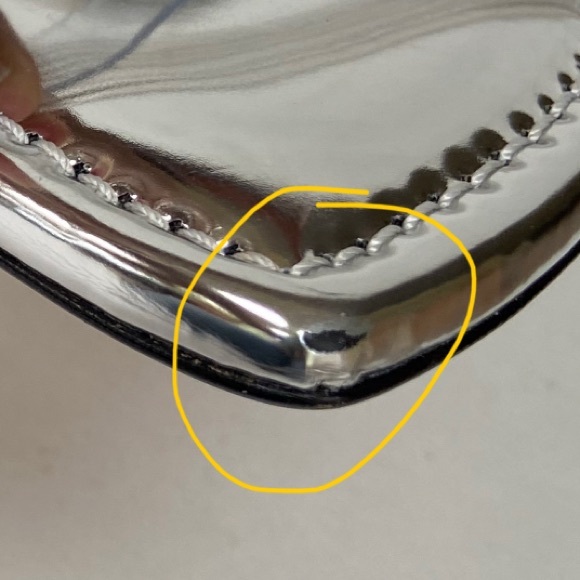 Good AmericanClear Block Heel Clear Straps Sandals Size 5.5 New - Picture 15 of 16